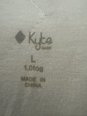 Kyte BABY Cream & Light Gray Sleep Sack